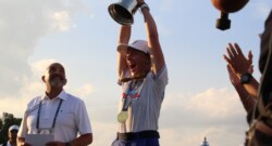 Lucia winning the World Championship