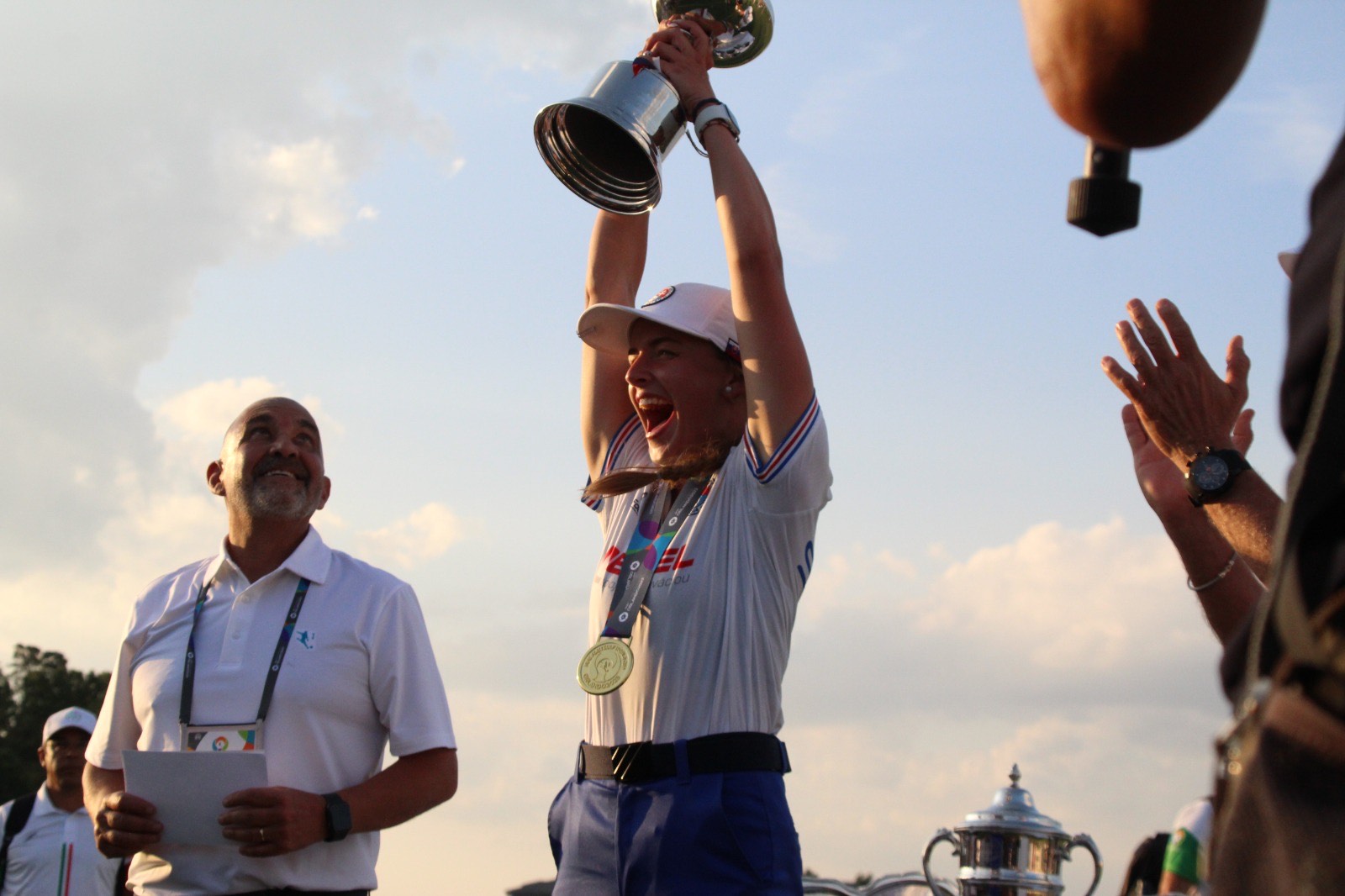 Lucia winning the World Championship