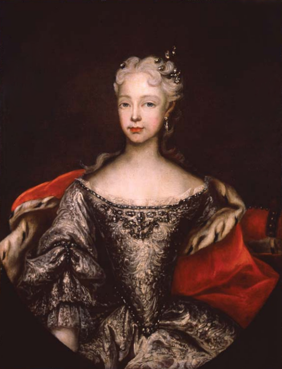 Archduchess Maria Theresa, painting by Andreas Möller, via Wikimedia Commons (public domain) Source: By Unknown (Frans van Stampart?) - https://hrcak.srce.hr/ojs/index.php/povijesni-prilozi/article/view/8362/4869, Public Domain, https://commons.wikimedia.org/w/index.php?curid=78385948