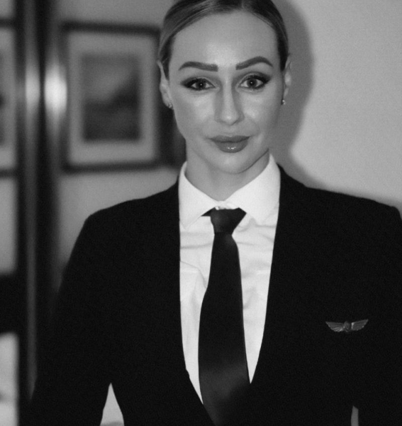 Airline pilot Nikol Safinova